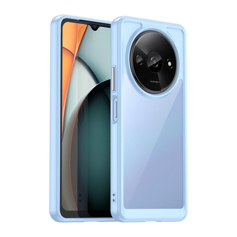 Transparent Colorful TPU Case for Xiaomi Redmi A3 13C 12C 11A 10C Redmi 12 5G Protective Clear Shockproof Full Protection Cover