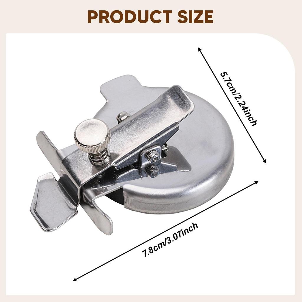Sewing Machine Seam Guide Hem Presser Foot,Accessories Equipment Stainless Steel Gauge Presser Edge Guide for Adult Women