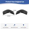 for F250 Outside Mirror Light Cover Trim Fit for Ford F250/F350/F450/F550 2017-2023 Smoked Black Exterior Accessories 2pcs
