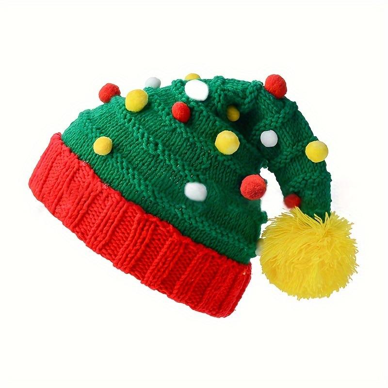 

Christmas Tree Winter Beanie Knitteds Fashion Fabric Extra Warm Hatsupplies