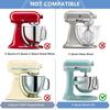 Coated Flat Beater Replacement Dough Mixing Paddle for 5.5-6QT Stand Mixer Efficient Metal Mixing Attachments Durable