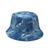 Double-Sided Ocean Print Bucket Hat for Men/Women, Breathable Fisherman Cap for Beach, Travel & Outdoor Casual Hip Hop
