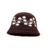 Jacquard Wool Hat For Women, Warm And Cold In Winter, Small Face, Big Head Circumference, Versatile Bucket Hat