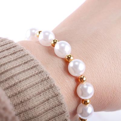 720pcs Bracelet Beads Set Jewelry Making Pearls In 5 Sizes DIY Art Craft Round Pearls Kit Spacer Beads For Bracelet Making
