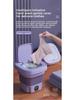 Compact Folding Washing Machine for Dorms & Baby Clothes