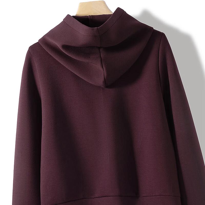 Silkberry Damen Locker Geschnittene Kapuzenjacke