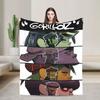 G-Gorillaz Music Band Blankets  Super Warm Fluffy Plush Bedding Throws For Kids Adult Couch Chair Sofa Bed Bedspread Bed Cover