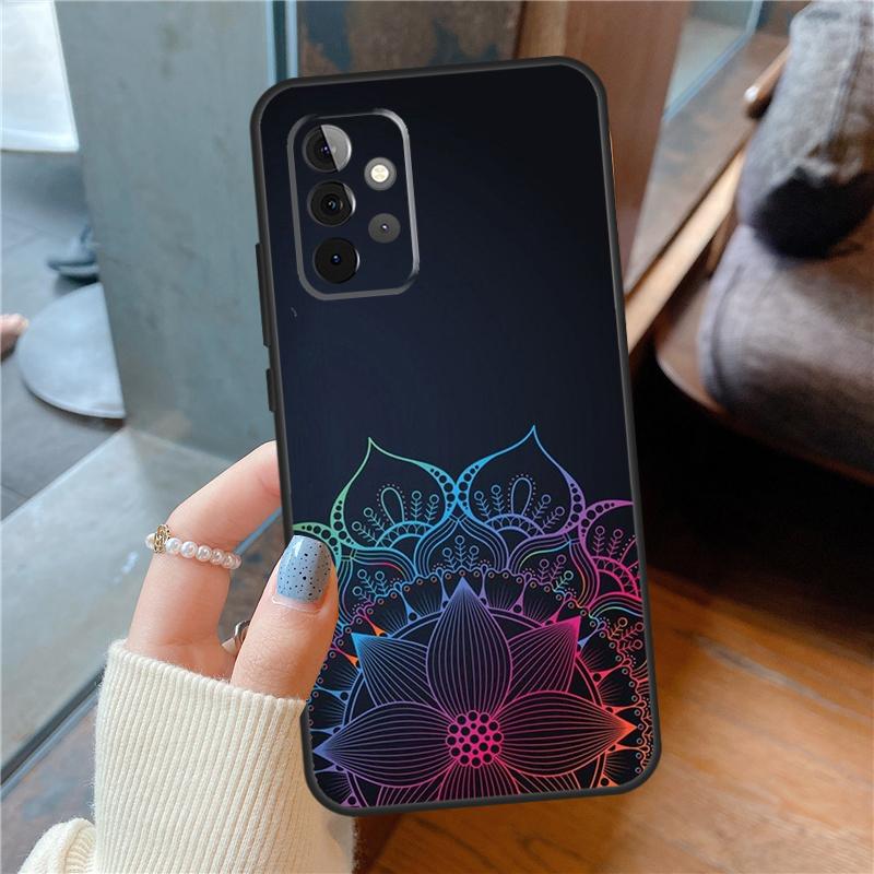 Mandala Case For Samsung Galaxy A54 A34 A14 A15 A13 A53 A16 A26 A36 A56 A12 A22 A32 A52 A06 A35 A55