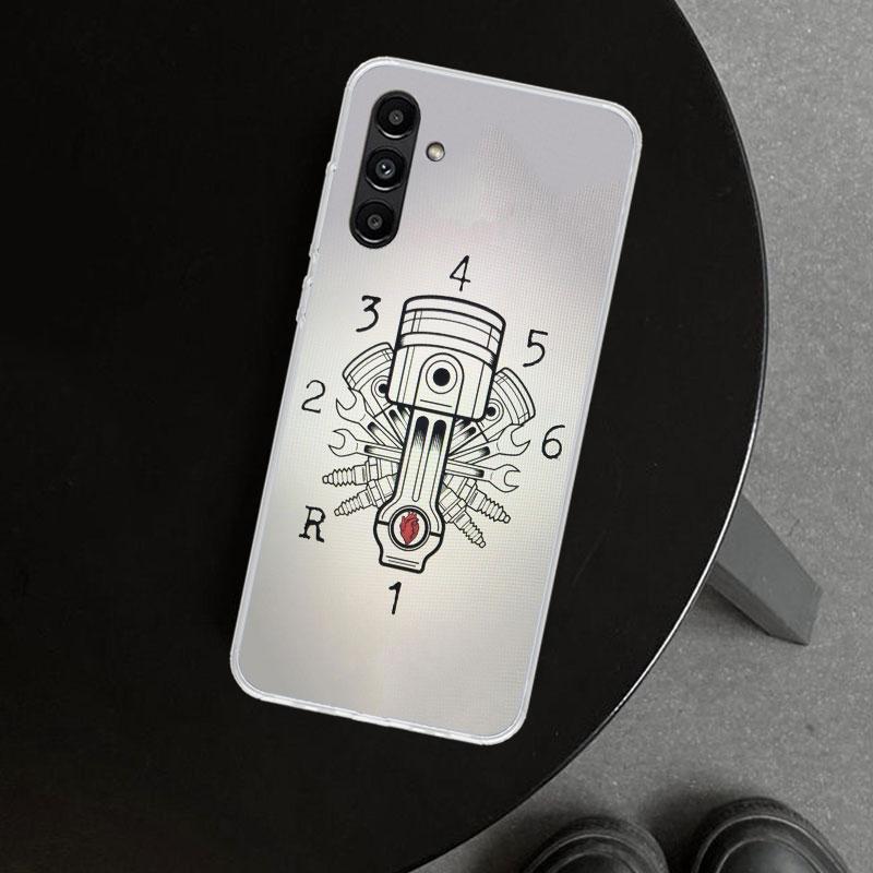 1N23456 Cool Motorcycle Phone Case Cover for Samsung Galaxy A17 A16 A26 A36 A56 A57 A37 A15 A25 A35 A55 A14 A24 A34 A54 A13 A23