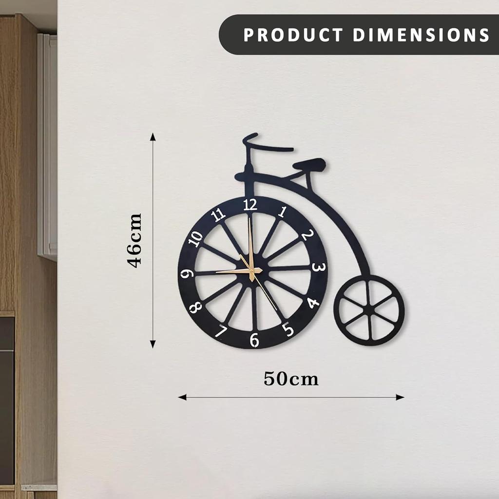 Fancy Metal Wall Clock for Home Decor – Stylish Living Room & Bedroom Watch, Designer Wallclock, Big Size Hanging Watch (Style 7, 50 Cm)