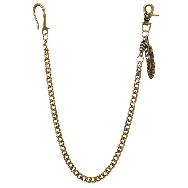 

Punk Rock Style Vintage Bronze Metal Chain Keychain Pants Chain Waist Chain Men S Fashion Accessories