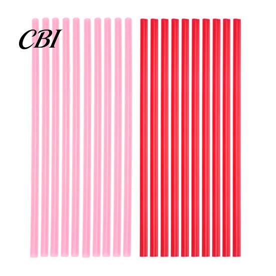 Heat Resistant Straw Heart Shaped Straws, Food Safe PP Disposable Drinking Rounded Grade Lip Design Comfortable Sip Straws for Cocktail, Birthday
