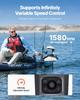 55lb 12V Thrust Electric Trolling Motor Saltwater Boat Engine 36" Shaft
