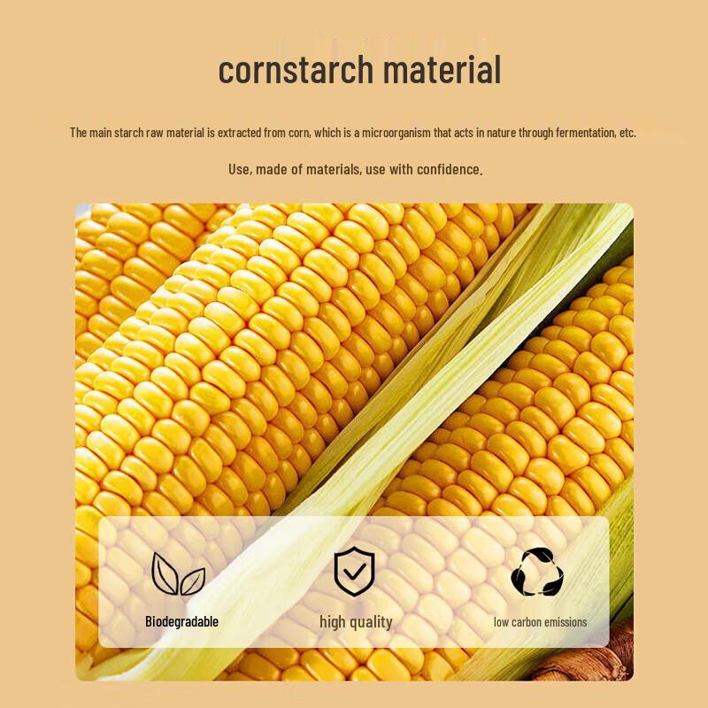 Kompostierbare Einweg-Rundschüssel aus Maisstärke