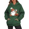 Women's Fashionable Daily Versatile Casual Hooded Sweatshirt, Daily Long Sleeved Patch Top Sweatshirt