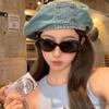 Spring Summer Denim Beret Cap For Women Outdoor Travels Berets Girls Gorra Inglesa Hombre Sombreros De Mujer
