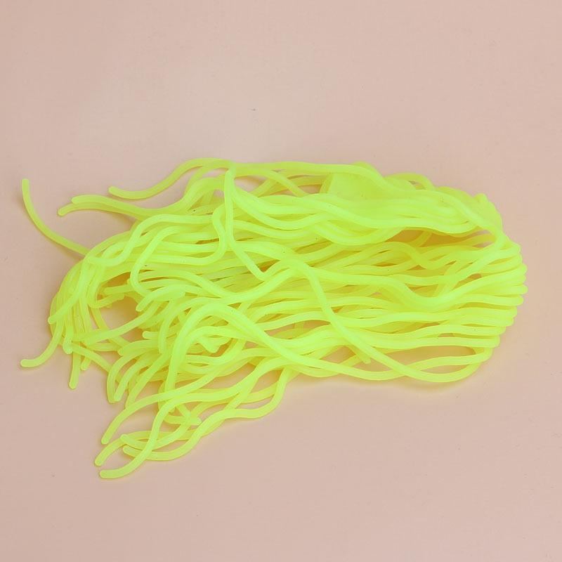 Luminous Italian Noodle Stress Relief Toy - Elastic Rubber Fidget Pull Rope