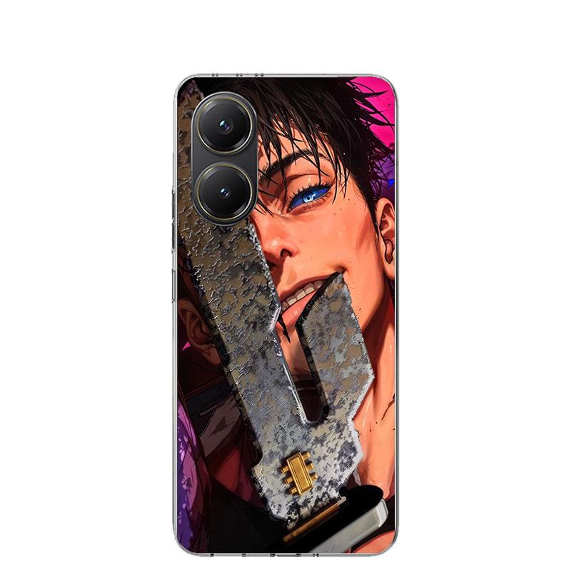 Kaisen J-Jujutsu Fushiguro Toji Phone Case For Xiaomi Poco X3 X5 X6 X7 X4 Nfc F7 Ultra F6 F5 Pro F4 Gt F3 M5 M5S M4 M3 Art Cover