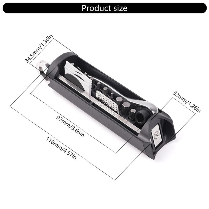 Multifunctional Bicycles Repair Tool Set Folded Easy Maintenances Wrenches Tool for Convenient Use