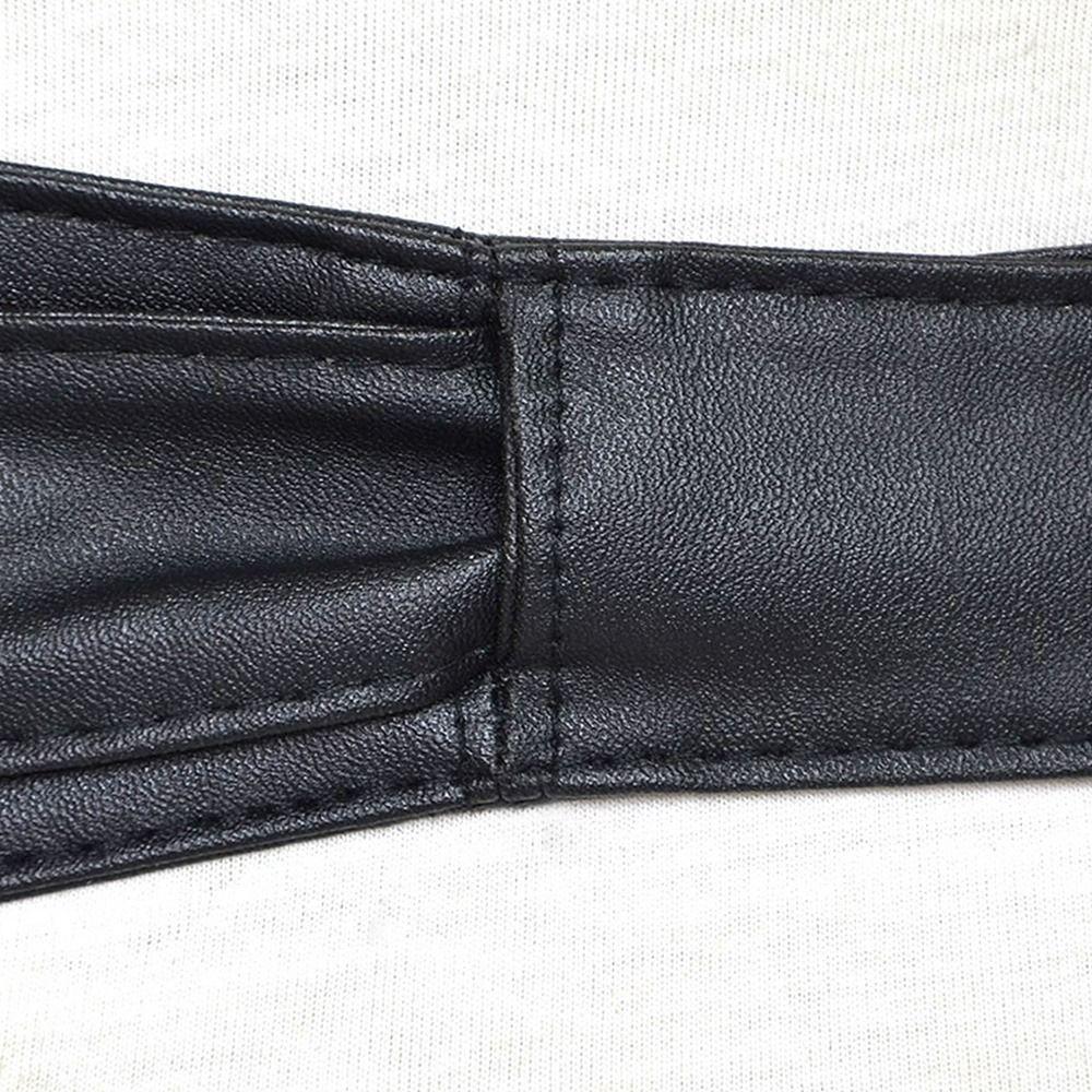 Slim Fit Bowknot Ladies Dress Cummerbands Bowknot Leather Belt Wide Waist Band Corset Waistband