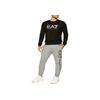 Emporio Armani Ss22 Solid Color Letter Print Slim Fit Casual Pants Men Bottoms Gray 8NPPC3PJ05Z3900