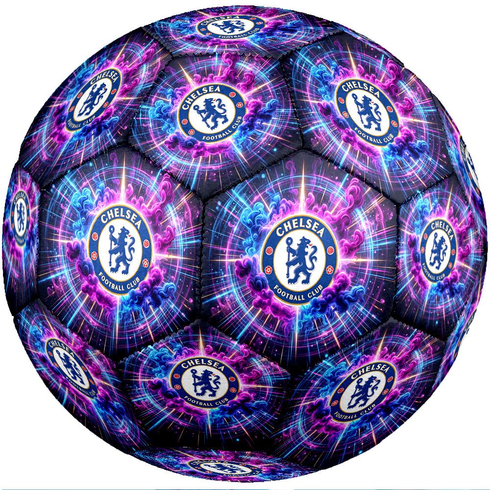 Chelsea FC Theme soccer ball Size 5 Soccer Ball Soft Touch Professional Training Football for Outdoor Sports
