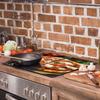 Szklana płyta ochronna na kuchenkę 2x30x52 Pizza