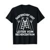 Gartenchef Und Leiter Vom Rechenzentrum Hobbygrtner Garten T Shirt Vintage Graphic Homme Stretched Casual Streetwear