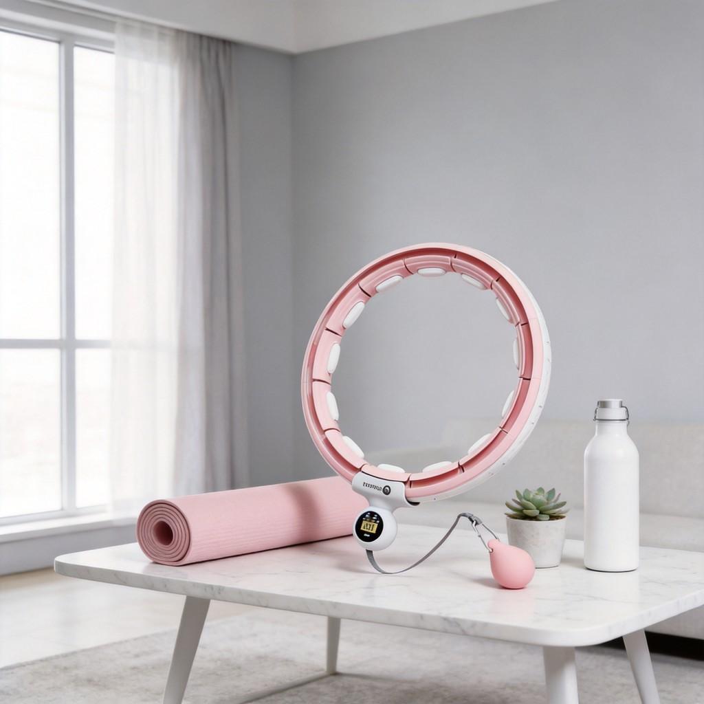 Material Smart Massage Lazy Hula Hoop With Digital Counter For Fitness And Body Shaping