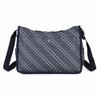 Hiromichi Nakano Fesli Shoulder Bag with Back Navy 17522 Women's Pocket, (Geometric Pattern), No.