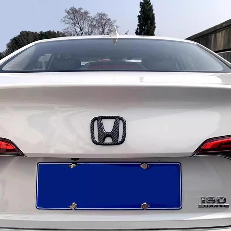 Fxsh5 ABS Car Grille Emblem Sticker Trunk Steering Wheel Auto Accessories For Honda Civic Accord 8th 9th 9.5th 10th 11th Generation