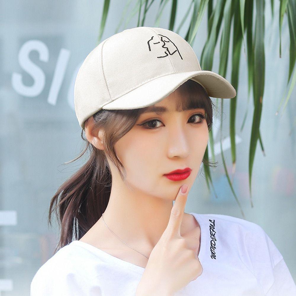 Casual Adjustable Baseball Cap Uv Protection Versatile Sun Hat Breathable Sunscreen Hats For Spring Summer