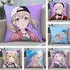 Project Sekai Anime Young Cushion Cover Soft Plush Fabric DoubleSided Printed Sofa Cushion Cover for All Seasons HomeDecor Gift