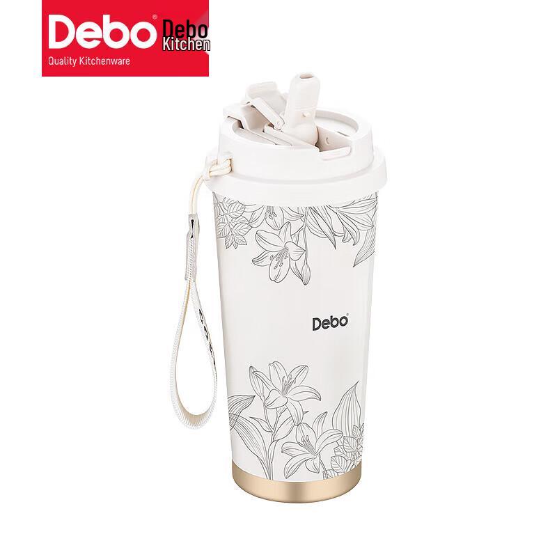 Debo 316 Stainless Steel Double-Spout Insulated Coffee Mug