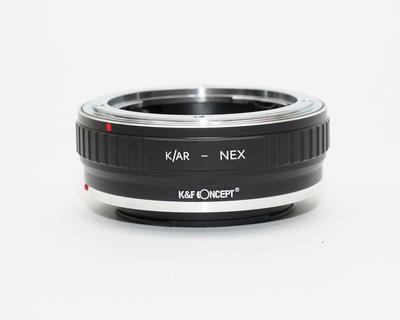 CONCEPT Konica AR Mount To NEX E Mount Adapter with Lens Cloth K&F Ar-nex (KFNEX)