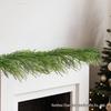 Christmas Simulation Greenery: Norfolk Pine & Cypress Garland with Artificial Pine Needles for Fireplace Decor