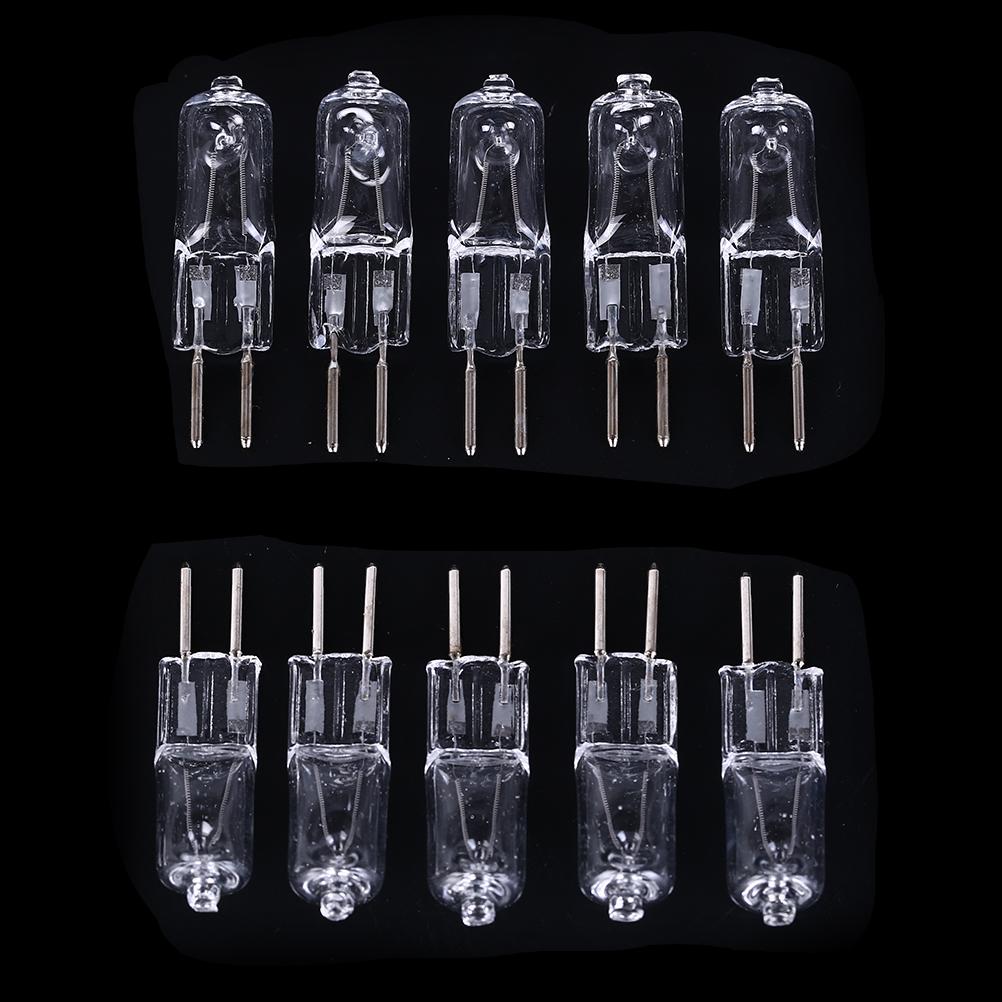 5 Stück 220 V G5.3 35 W/50 W Sockel Halogen JC Typ Glühbirnen Glühbirne gelbes Licht