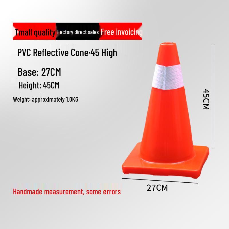 Reflective Traffic Cone Barrier - 70cm/90cm Construction Road Cylinder