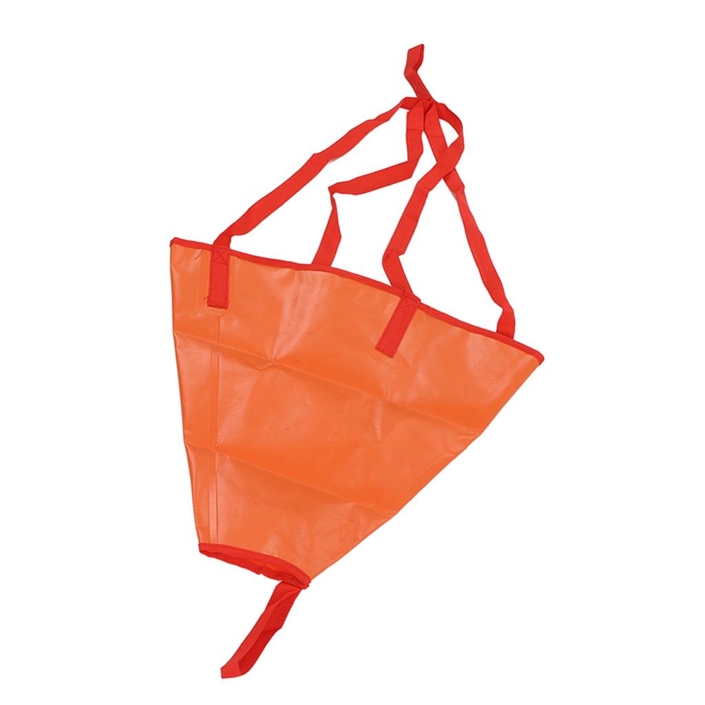 Orange Drift Sock Sea Anchor Drogue Float Simple Operation Compact Design Kayak Accessories for Fishing Boat
