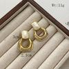 Elegant Gold Geometric Earrings for Women: High-End, Fashionable, Versatile Face-Slimming Ear Cuff