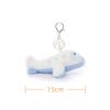 Aprikosenlamm Komfort Flugzeug Niedlich Weich Schlüsselanhänger Plüschtier, Perfekt für Jungen und Mädchen, Passt an Kinderrucksäcke und Handtaschen, 15cm