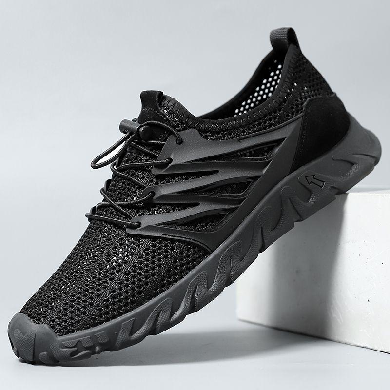 

Высококачественные сетчатые летающие тканые кроссовки, мужские тонкие кроссовки 44