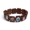 Natural Wood Cross Jewelry Bracelet