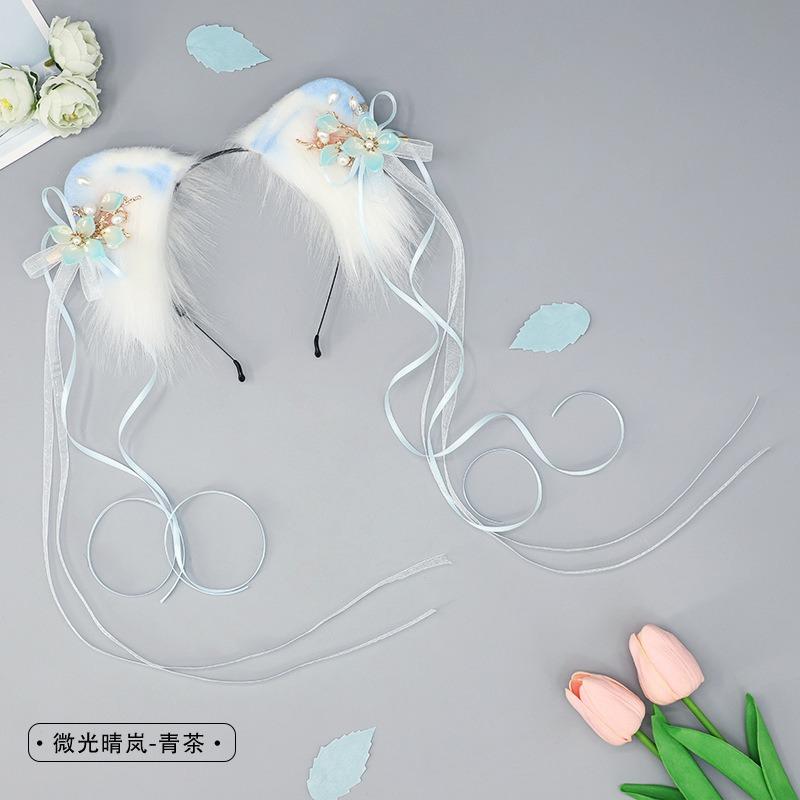 Kitten hair accessories cat ears headgear lolita girl cat ear headband comics cos simulation animal ear headband
