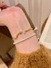 Hot Selling Retro Zodiac Snake Bracelet 2024 New Retro Palace Style Super Heavy Industry Small Gold Snake Bracelet