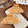 Coffee French  Crab Clip Korean Style Acetic Acid Shark Clip Croissant Hair Claw  Daily