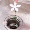 Abfluss-Haarfänger 5 Stück 40cm Blumenform Kette für Spüle Küche Dusche Haus Hotel Waschküche Nasszelle Wohnmobil