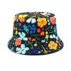 Spring and Summer Polyester Cartoon Print Bucket Hat Outdoor Travel Sun Cap For Boy and Girl 107