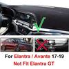 For Hyundai Elantra AD 2016- Avante High Quality Dashboard Cover Dashmat Sunshade Anti‑UV Protector Dash Mat Pad Accessories