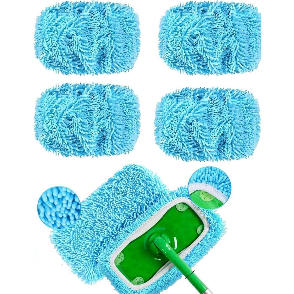 Tampons de serpillière réutilisables en microfibre pour Swiffer Sweepers Lot de 4